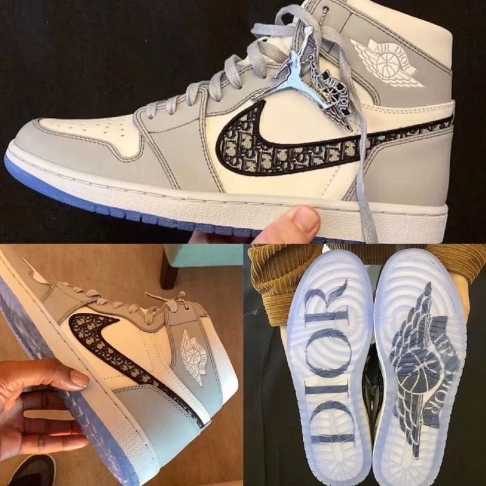 Ready Stock Dior X Nike Air Jordan 1 Aj1 Aj Retro Low High Cut Sneakers Top Sneaker Shoes Sport Women Men Female Lelaki新款aj1男鞋高帮鞋aj迪白灰联名板鞋潮流百搭运动学生鞋aj女 Shopee Malaysia