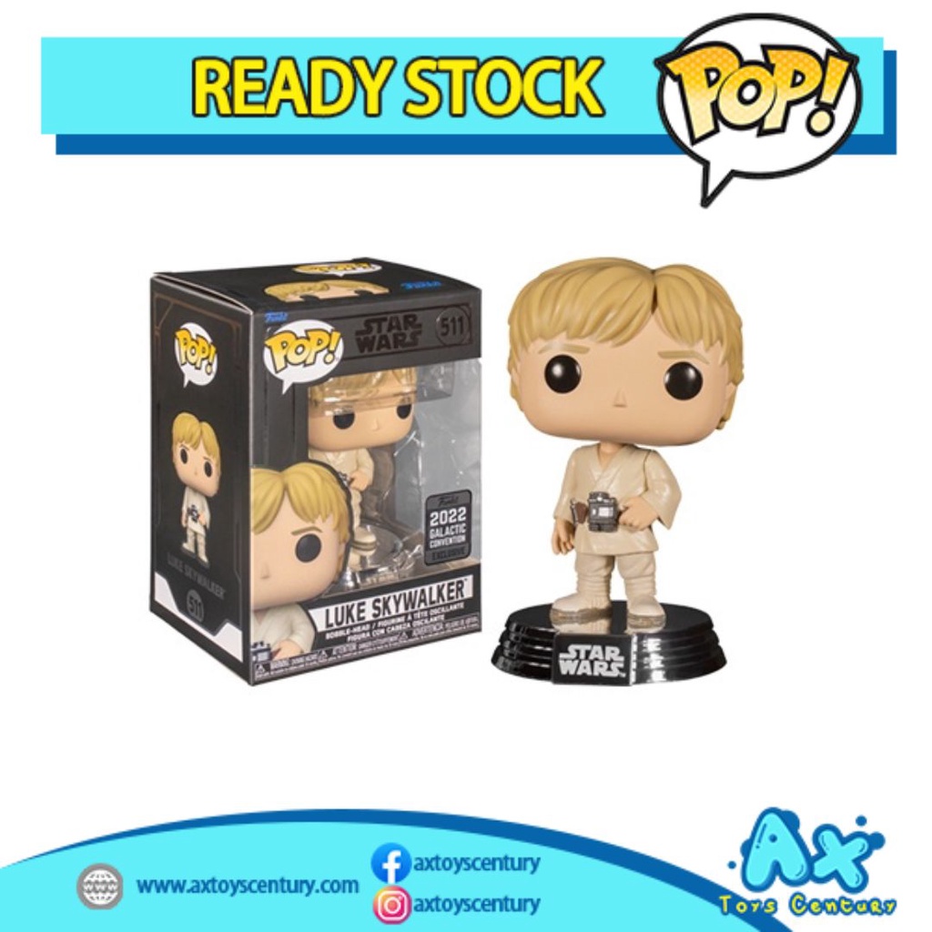 Funko Pop! Star Wars - Luke Skywalker Pop! Vinyl Figure (2022 Galactic Convention Exclusive) #511