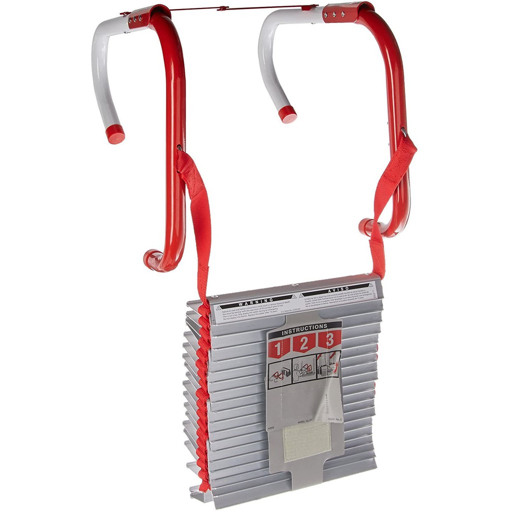 Kidde 468094 Three-Story Fire Escape Ladder with Anti-Slip Rungs - 25-Foot