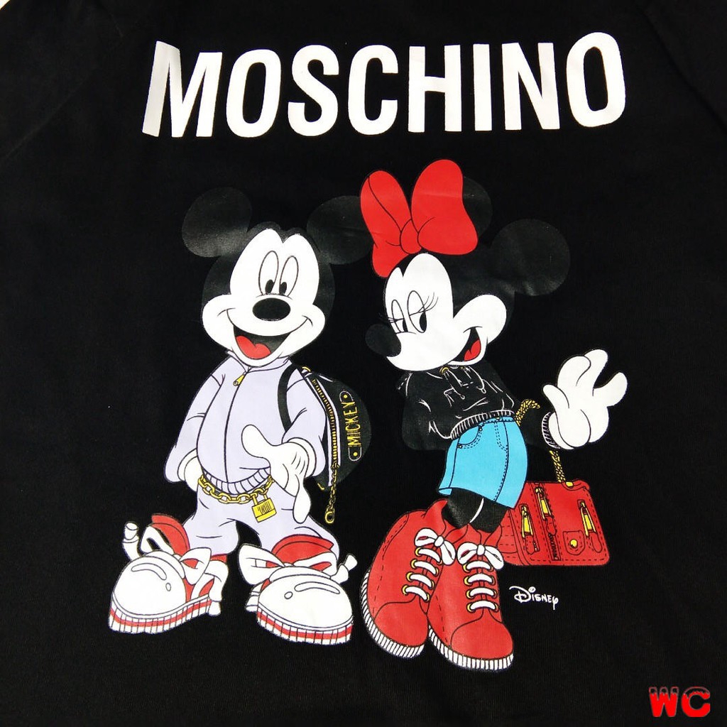 Opportunity Design And More ?MOSCHINO MICKEY MINNIE GLITTER T-shirt ...