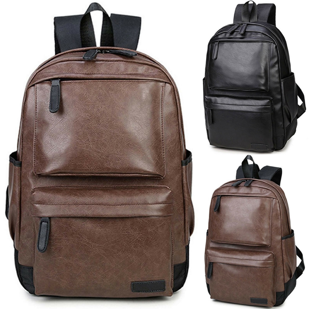 mens leather rucksack bags