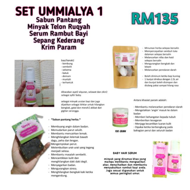 HOT SELLING SET UMMIALYA 1  Shopee Malaysia