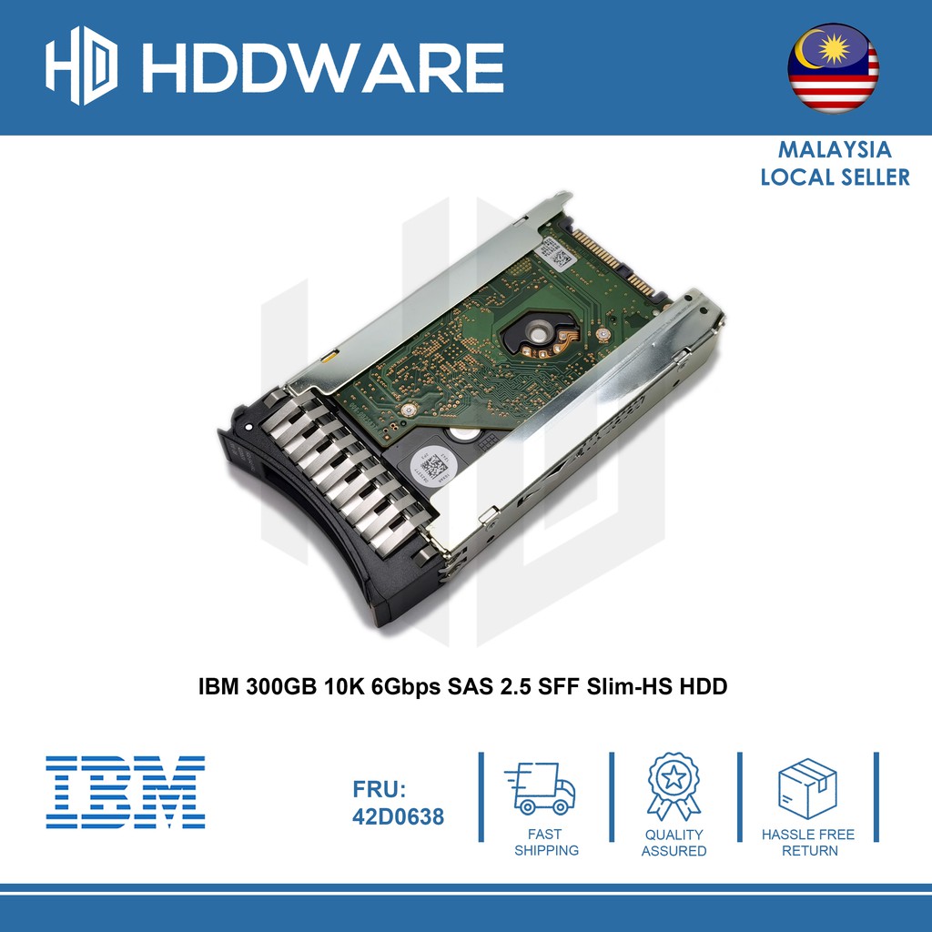 Ibm 300gb 10k 6gbps Sas 2 5 Sff Slim Hs Hdd 42d0637 42d0638 42d0641 Shopee Malaysia