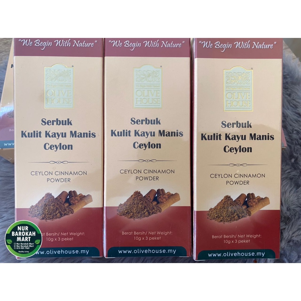 OLIVE HOUSE Serbuk Kulit Kayu Manis Ceylon Cinnamon Powder Shopee