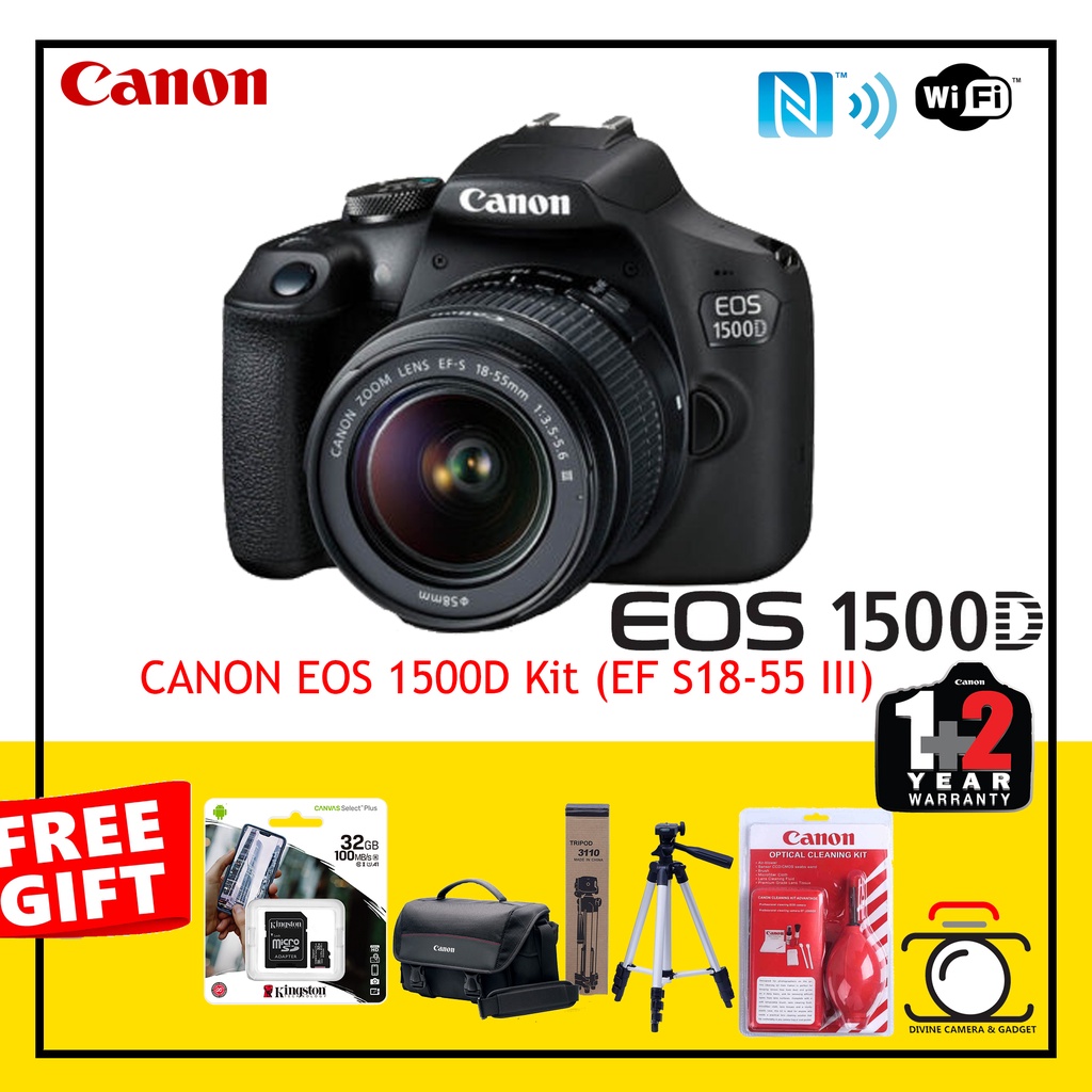 CANON EOS 1500D KIT (EF S1855 IS II) Shopee Malaysia