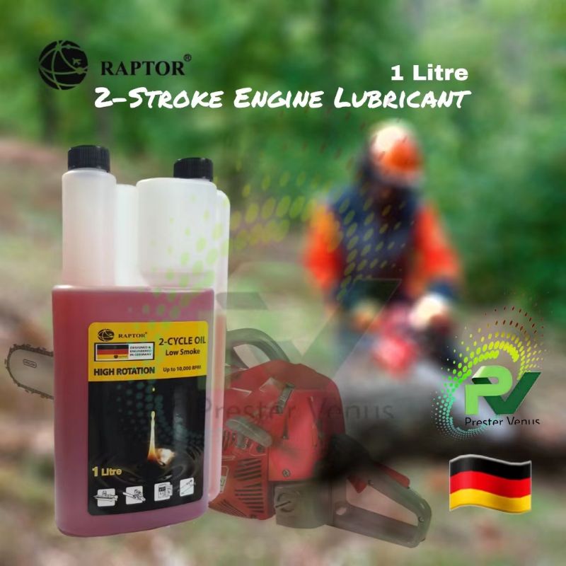 Raptor 2Stroke Engine Lubricant ( 1 Litre) Shopee Malaysia
