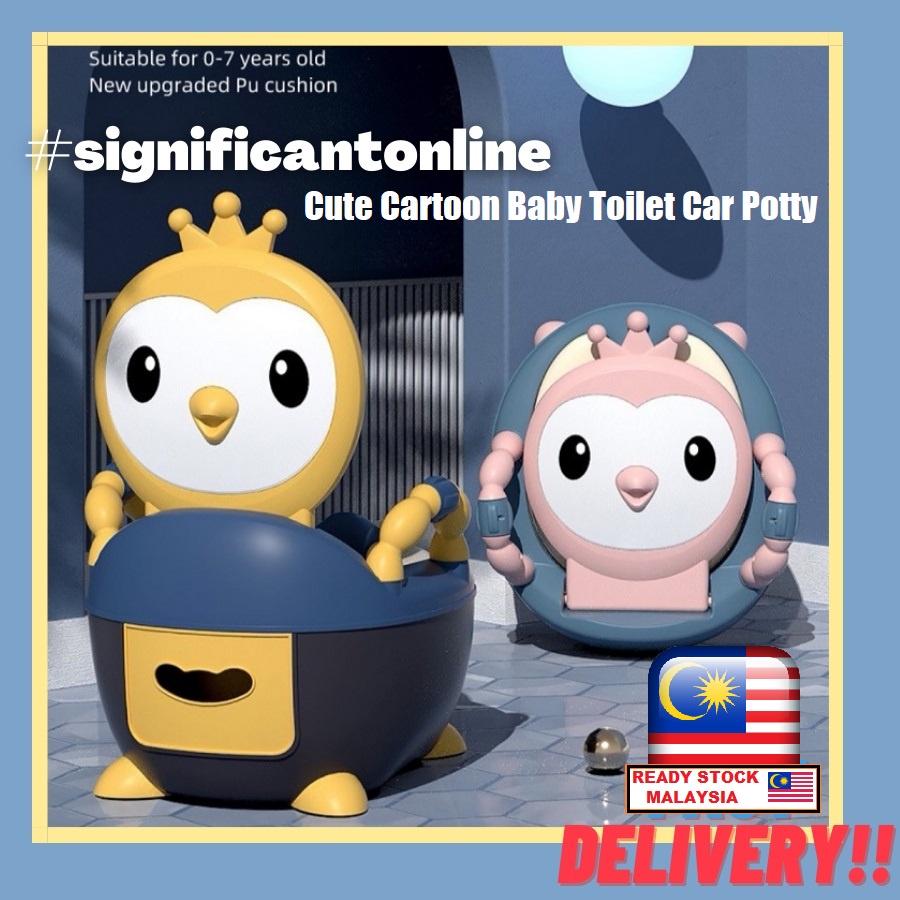 🌻 Local Stock 🌻 Cute Cartoon Baby Toilet Car Potty Child Pot Training  Girl Boy Kid Chair Jualan Murah Seat Brush Holder | Shopee Malaysia