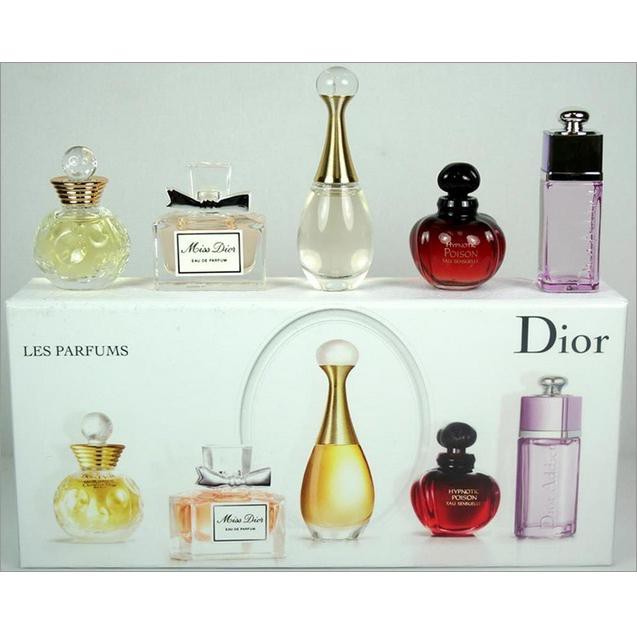 dior perfume gift set 5 bottle
