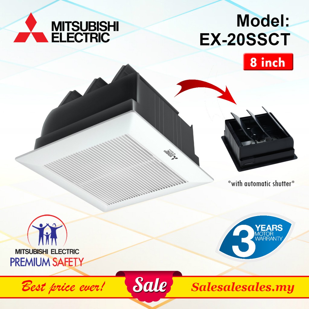 Mitsubishi 8 10 Ceiling Ventilation Exhaust Fan With