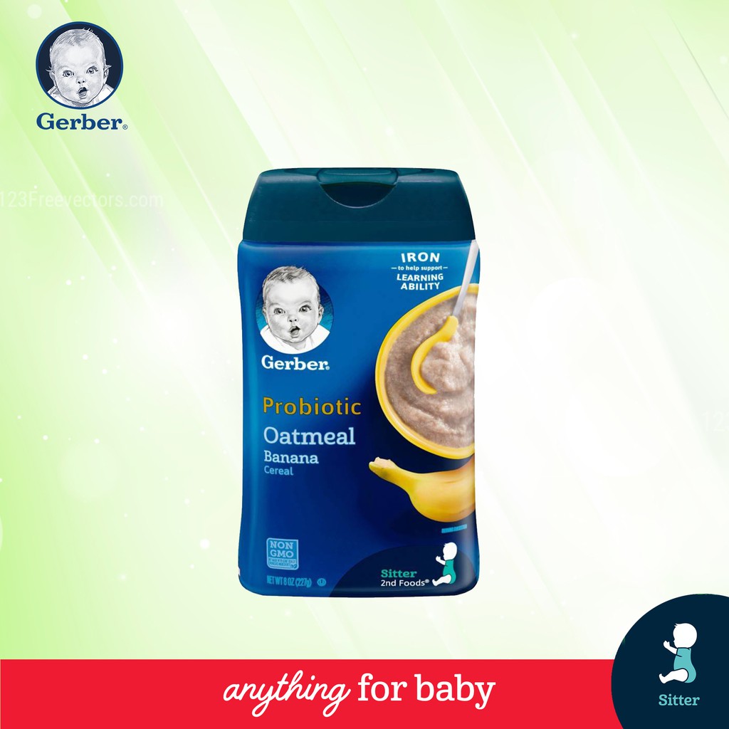 gerber probiotic oatmeal banana