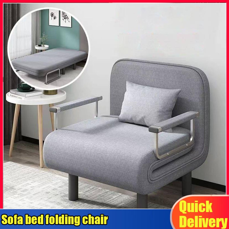 【Free shipping】Sofa bed folding chair foldable bed single sofa sofa