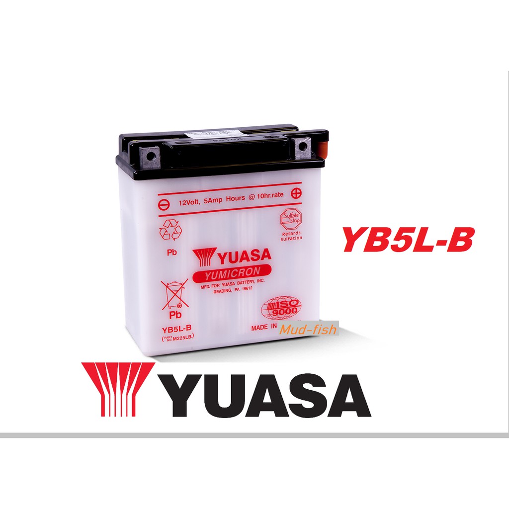 YUASA YB5L -B Conventional BATTERY For MOTOR With Starter | Shopee Malaysia