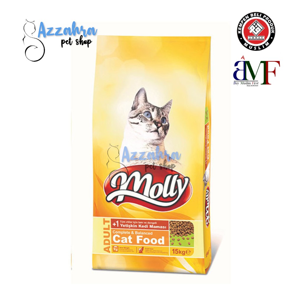 Molly Cat Adult Chicken 15KG (Makanan Kucing)