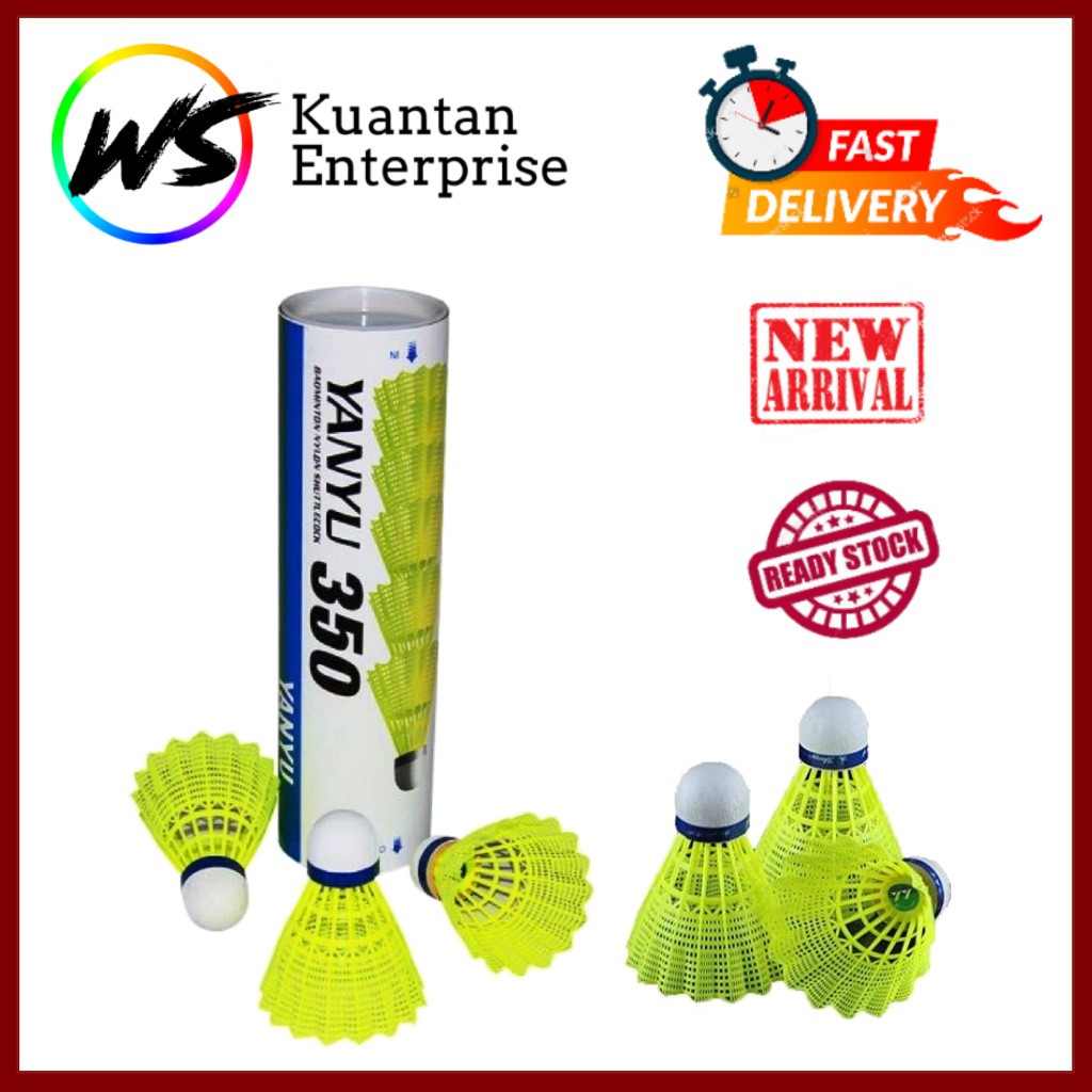 💯【100% Ready Stock】⚡Yanyu Badminton Plastic Nylon Shuttlecock | Bulu ...