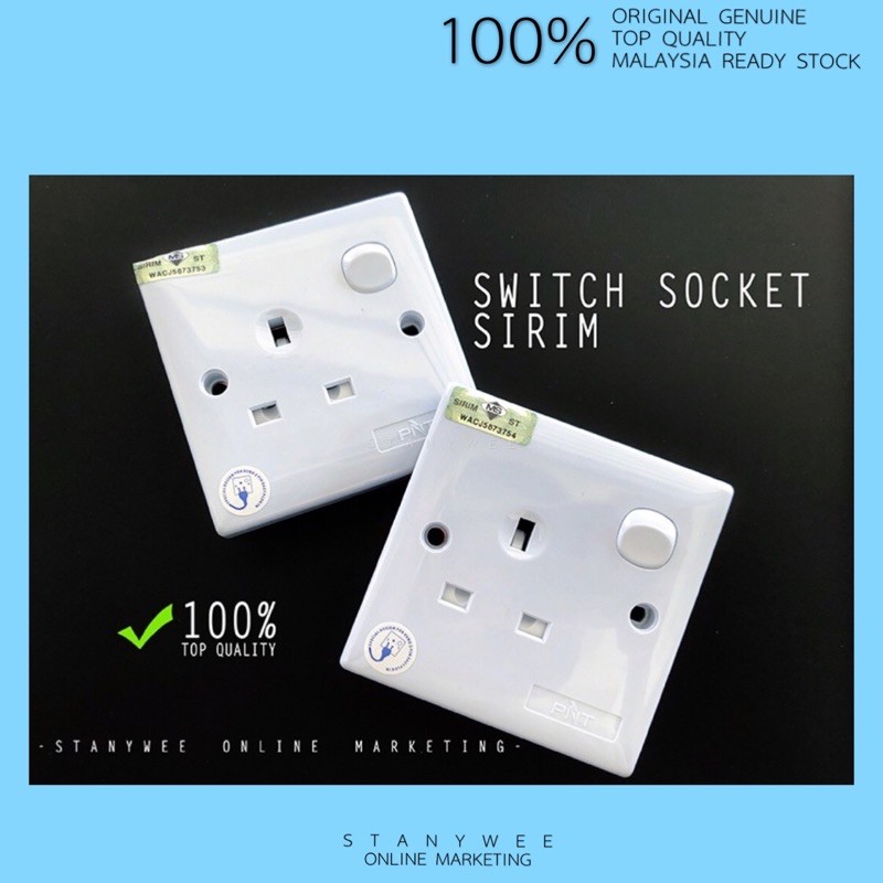 Switch Socket SIRIM (Malaysia ready stock) Shopee Malaysia