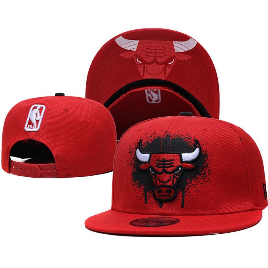 NBA Team cap Los Angeles Lakers Chicago Bulls hat Pure Cotton Embroidered Casual Flat-brimmed Hat Couple Adjustable Hat