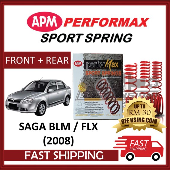 Buy Apm Performax Proton Saga Blm Flx Lowered Coil Sport Spring Seetracker Malaysia