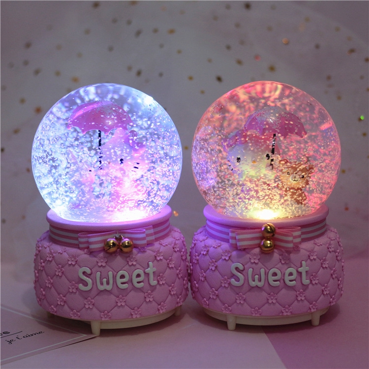 Pink Cute Hello Kitty Night Light Girl Cartoon Creative Bedroom