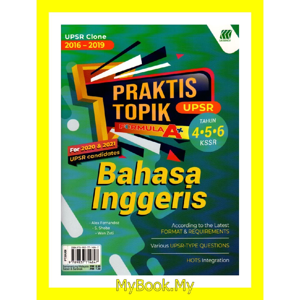 MyB Buku Latihan : Praktis Topik - Bahasa Inggeris Tahun 4 ...