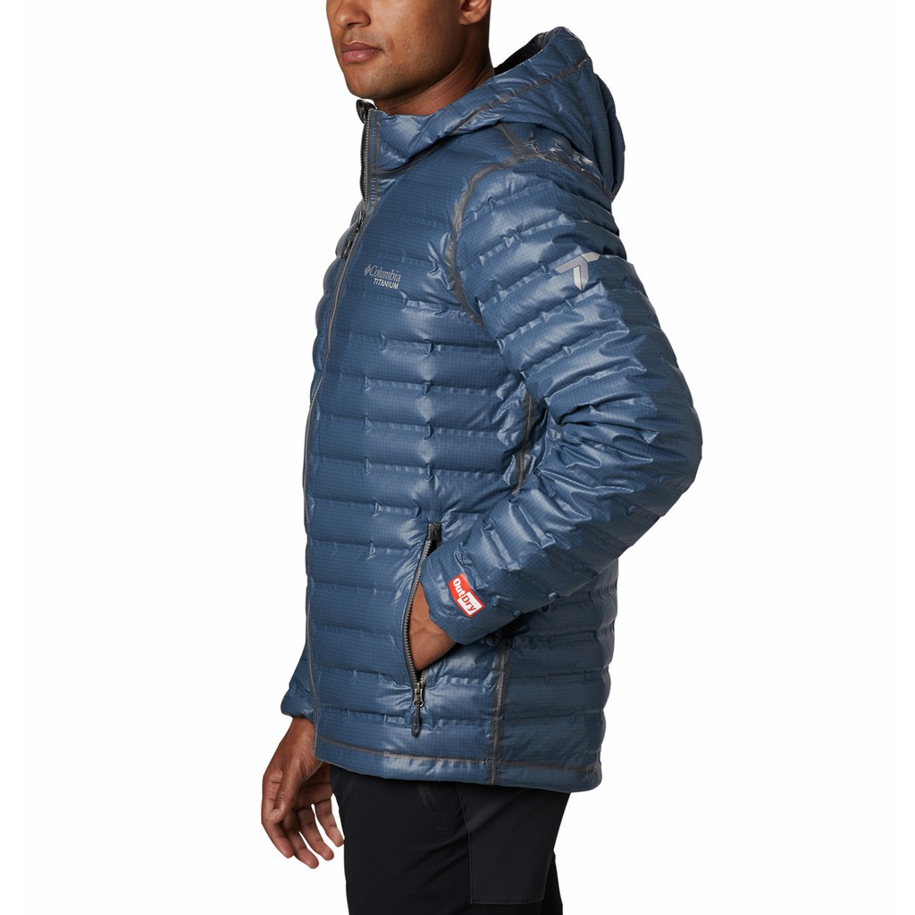 columbia outdry ex gold down hooded jacket