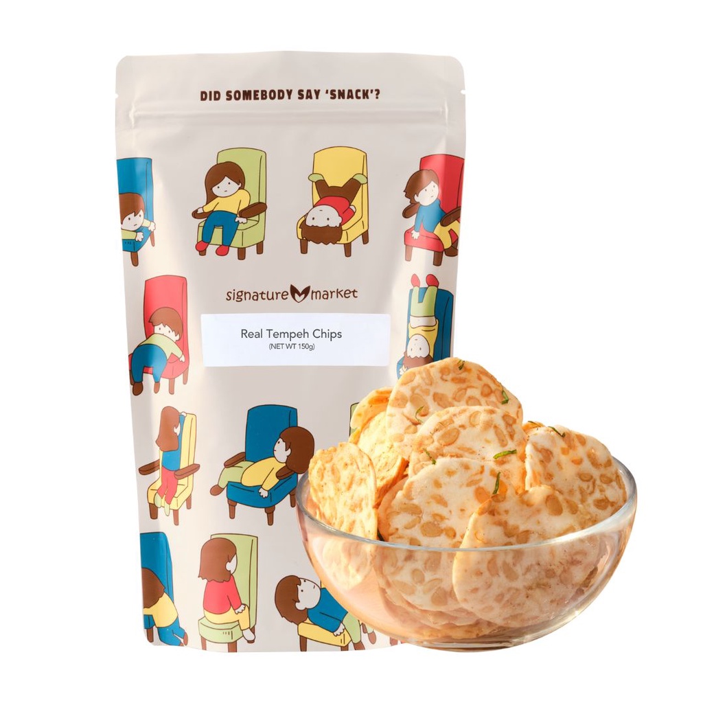 Signature Market Real Tempeh Chips (150g) Shopee Malaysia