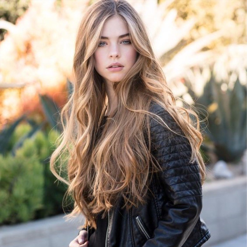 Women Long Curly Big Wavy Hair Popular Colorful Cool Perma Long