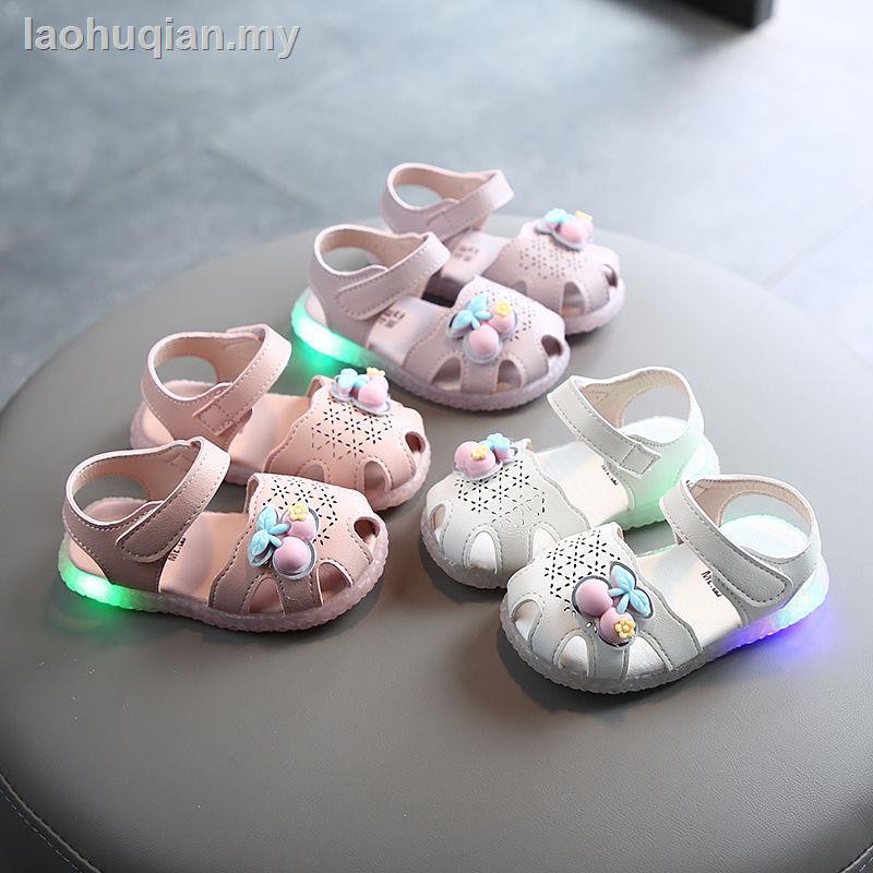 baby girl light up sandals