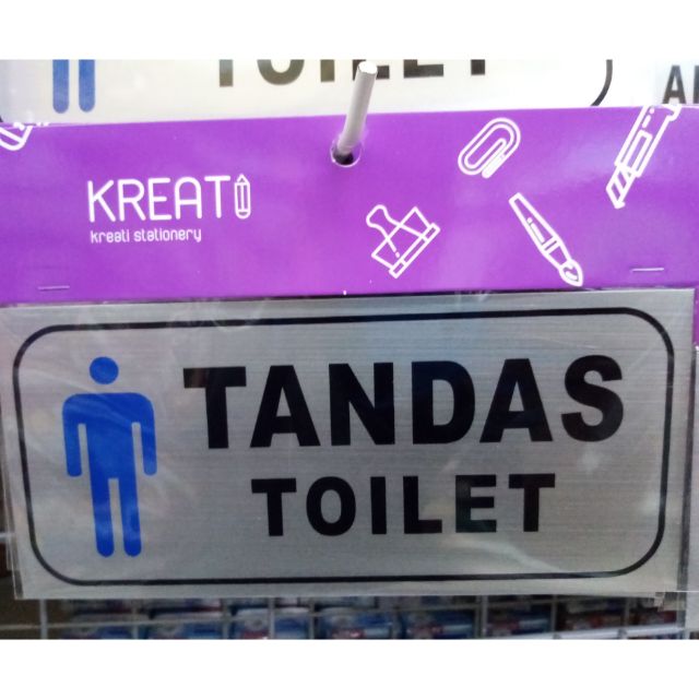 Signboard Sticker Tandas Toilet Lelaki Shopee Malaysia 8420