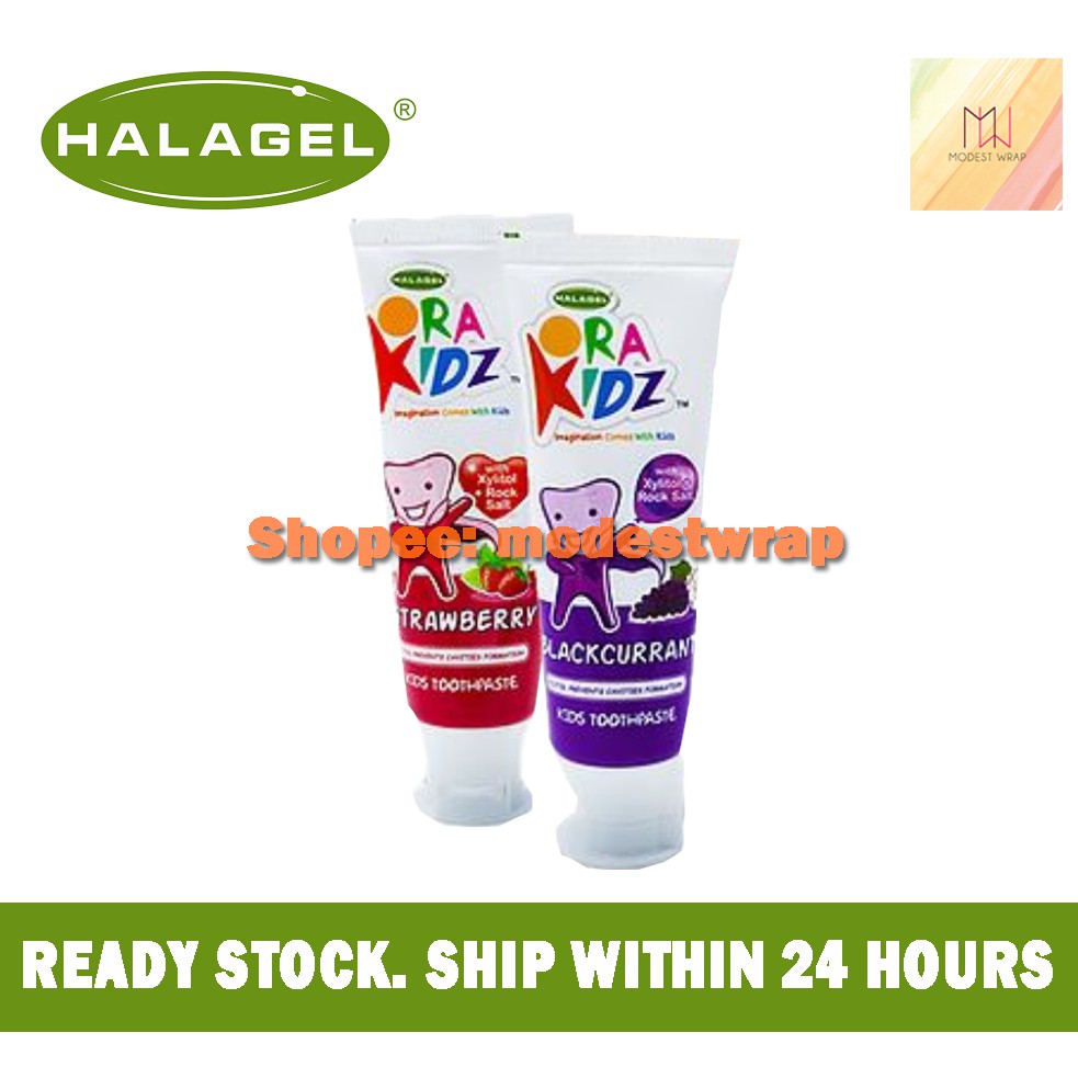 HALAGEL Orakidz Toothpaste Kids Toothpaste Ubat Gigi Budak 