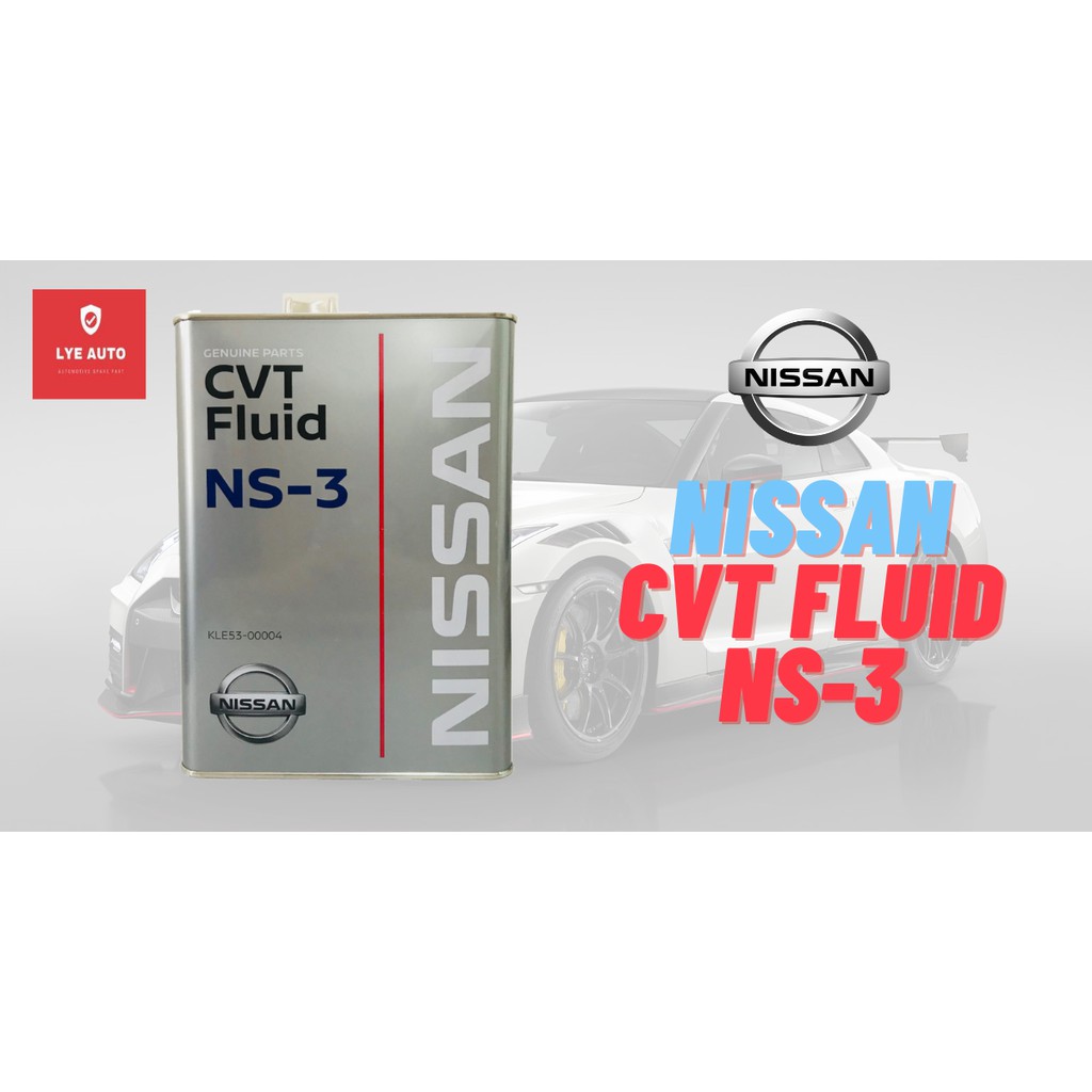 (100 Original) Nissan ATF CVT NS3 Auto Transmission Oil (4L) TEANA L33