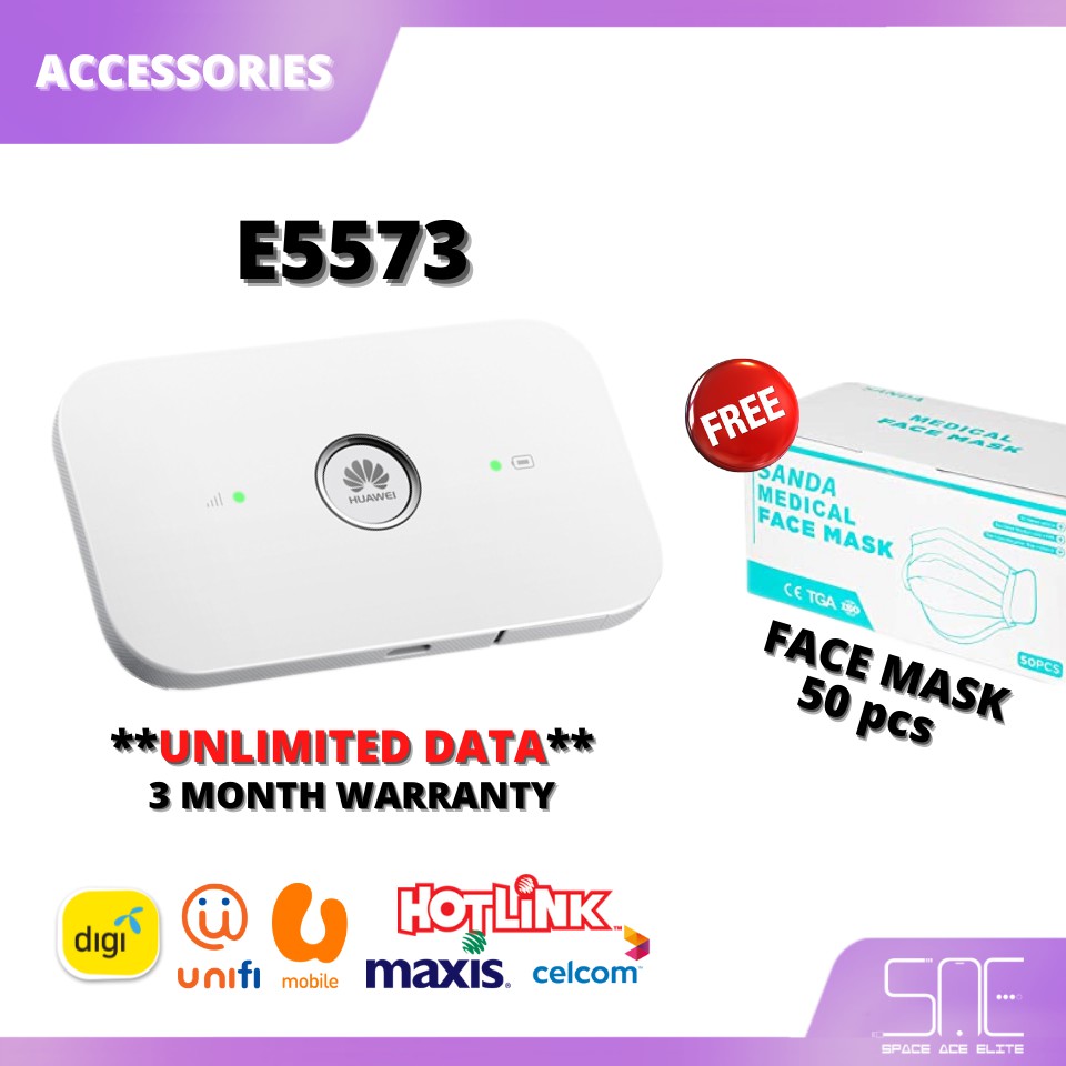 Modified Unlimited E5573/E5576/5577plus Portable 4G WiFi Modem