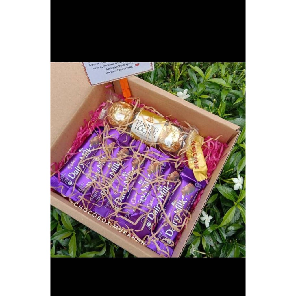 Hadiah Kotak Coklat Chocolate Bouquet Gift Surprise Chocolate Box Shopee Malaysia