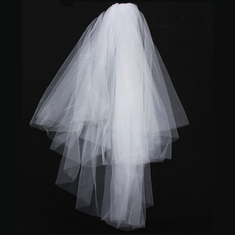 2 layer wedding veils