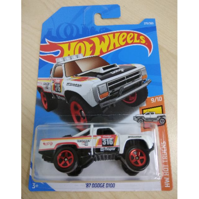 dodge d100 hot wheels