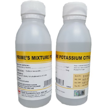 Buy Uti Urine Infection Mixture Potassium Citrate 120ml Seetracker Malaysia