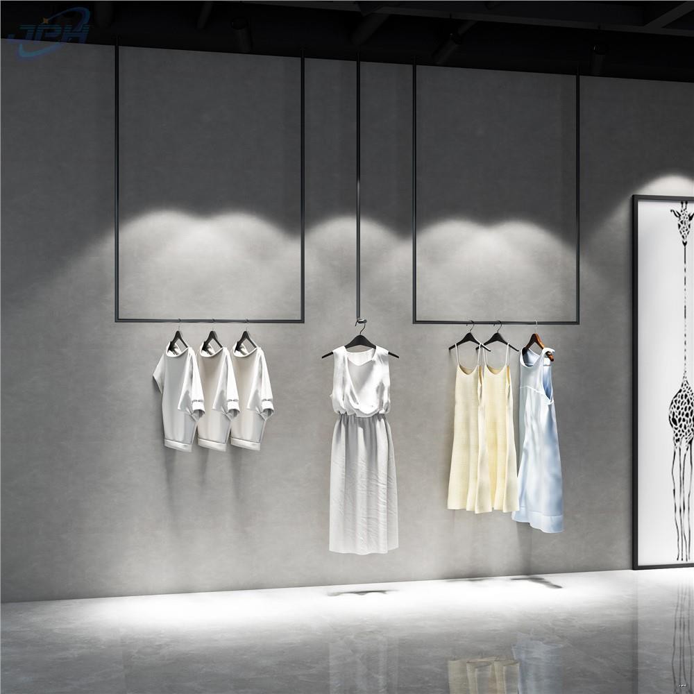 Condole hang clothes tree, wrought iron clothing display rack, wall hanger male children s wear