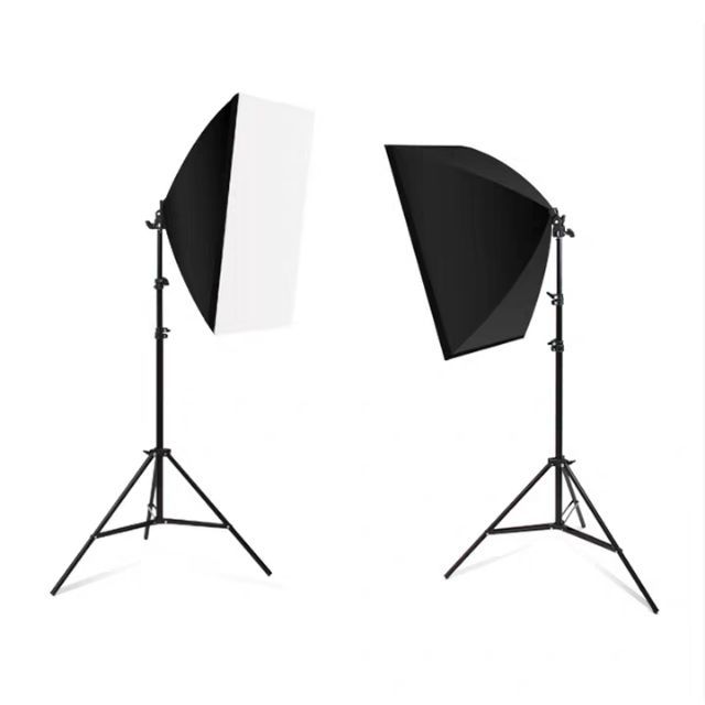 Softbox Photo Studio Lighting Set E27 Lamp Softbox Studio Led Light Stand  2x105W Ready Stock in malaysia | Shopee Malaysia