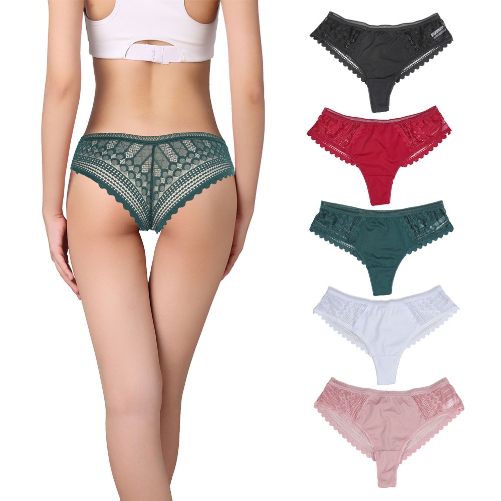 Panties LowRise Lingerie Panty Intimates Hot Silk Sexy Women Thongs g