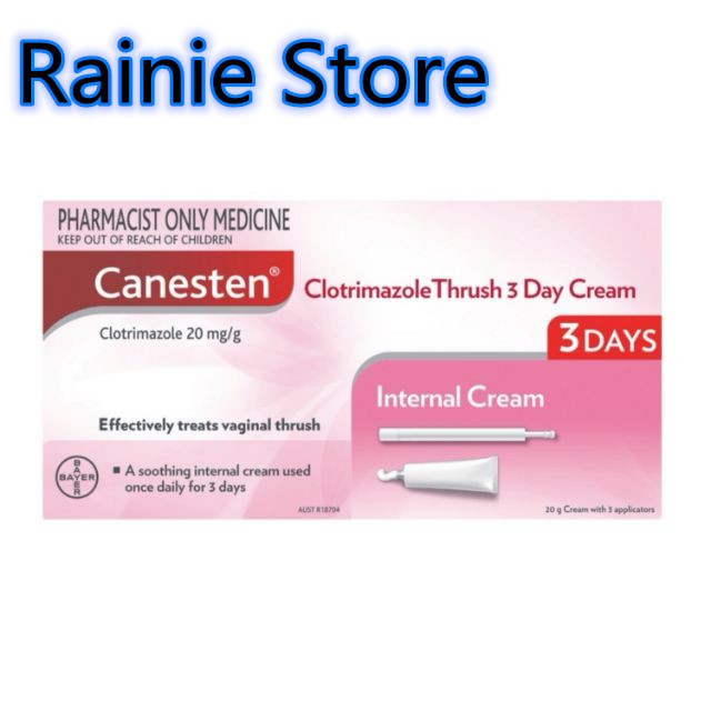 (Ready Stock)Bayer Canesten Clotrimazole Thrush Treatment 3 Day Cream