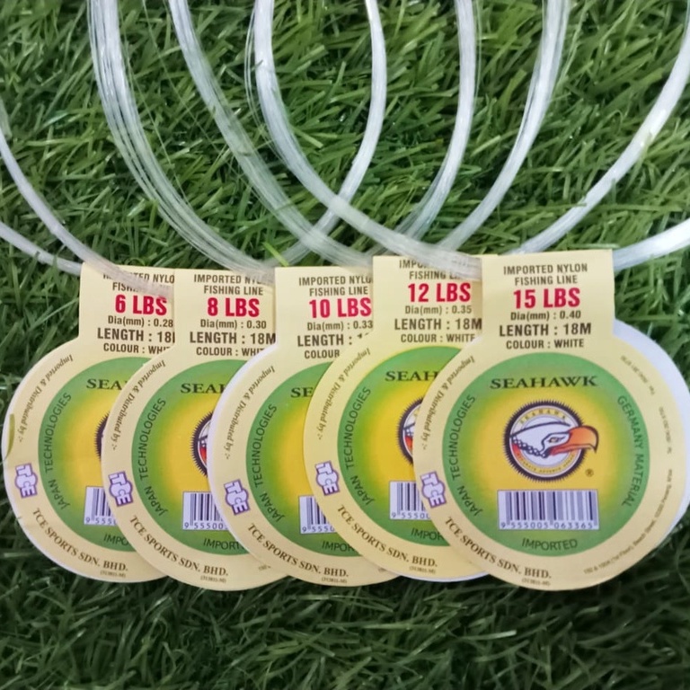 SEAHAWK NYLON FISHING LINE 6LB-120LB | Shopee Malaysia