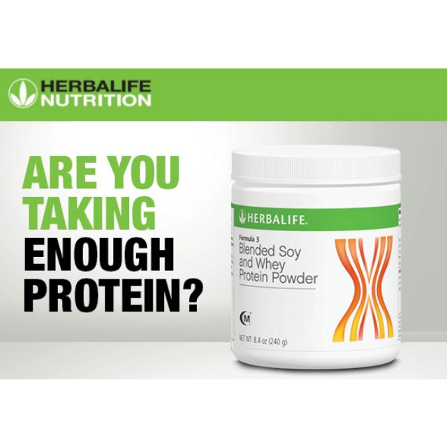 Herbalife Formula 3（F3）Blended Soy and Whey Protein Powder Shopee