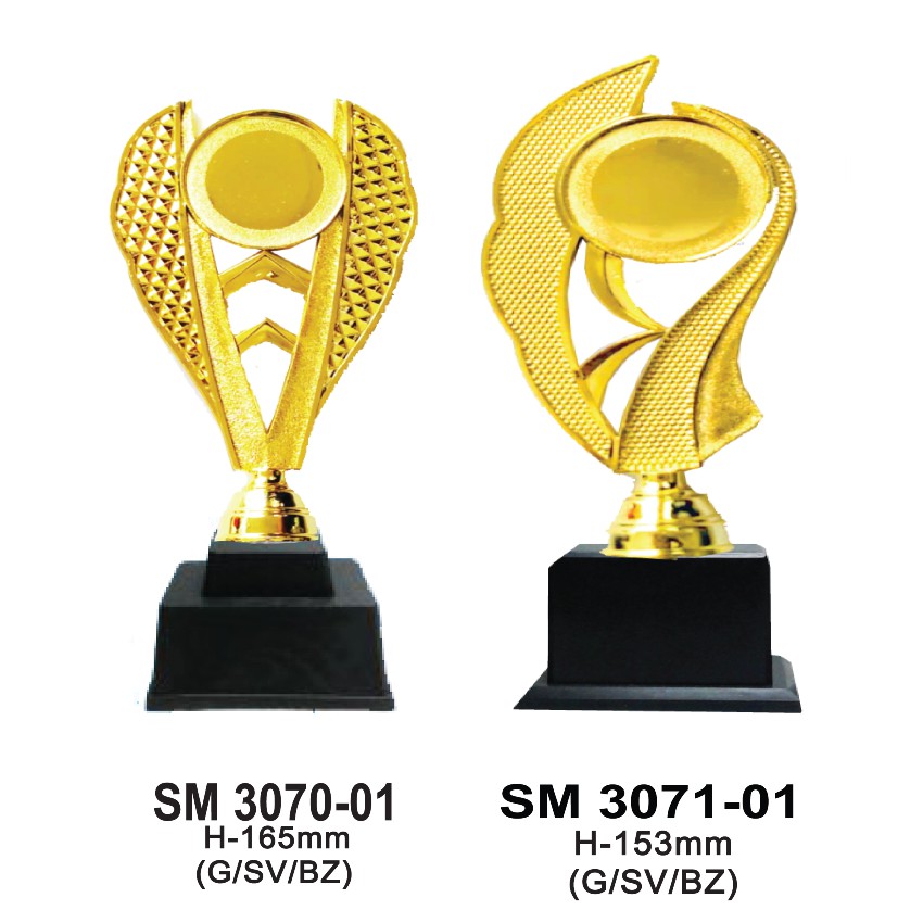 PLASTIC TROPHY/PIALA PLASTIK /HARI ANUGERAH/SPORT EVENTS