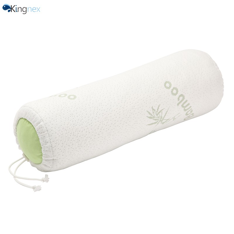 Kingnex Adjustable Shredded Latex Roll Pillow With Removable