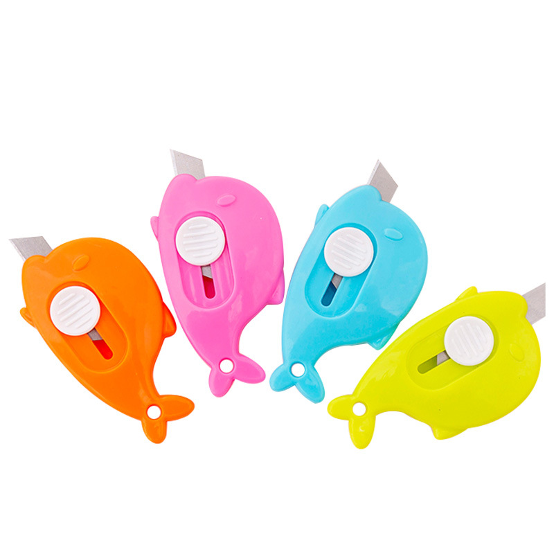 1Pc Cute Kawaii Plastic Art Knife Mini Knife Cutter Kids Gift Office