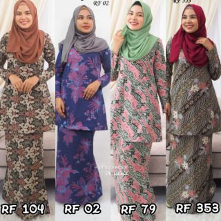 EKSLUSIF BAJU  KURUNG  MODEN  RIAU  DHIA  COTTON  Shopee Malaysia