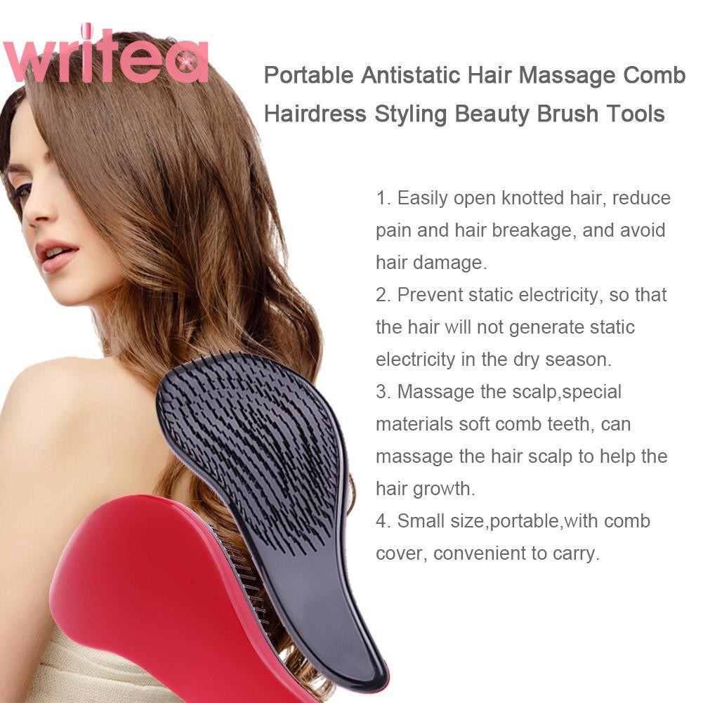 Ready Stock New Arrival Portable Anti Static Hair Massage Comb