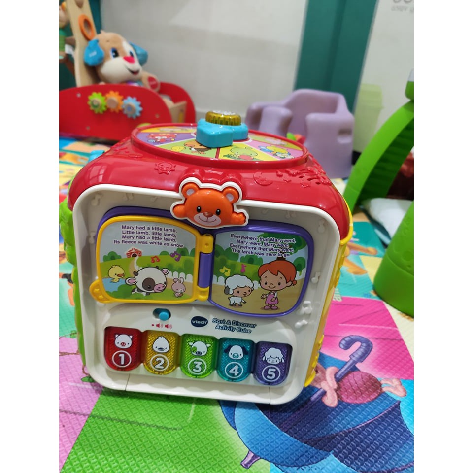 Vtech Activity Cube Baby Toys Preloved 