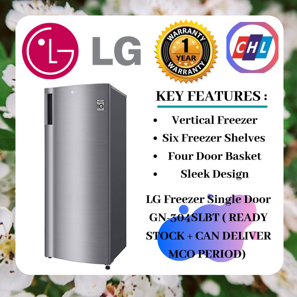 LG (Smart Inverter)UPRIGHT FREEZER (Ready Stock+fast & Safe Delivery