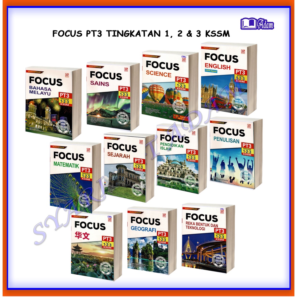 [ADM] BUKU RUJUKAN PT3 2022: FOCUS TINGKATAN 1, 2 & 3 KSSM | Shopee ...