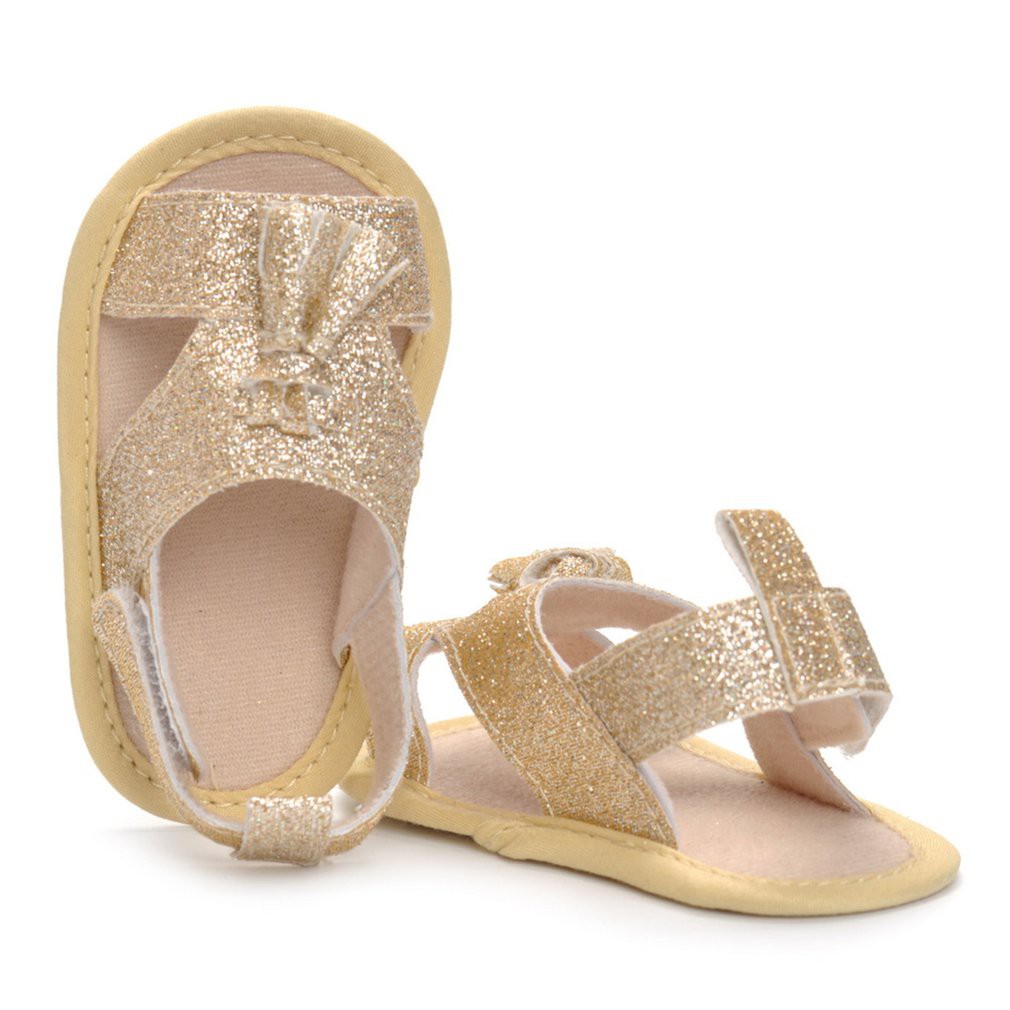 Gold Magic Stick Toddler Baby Sandals Comfortable Soft Soled Non